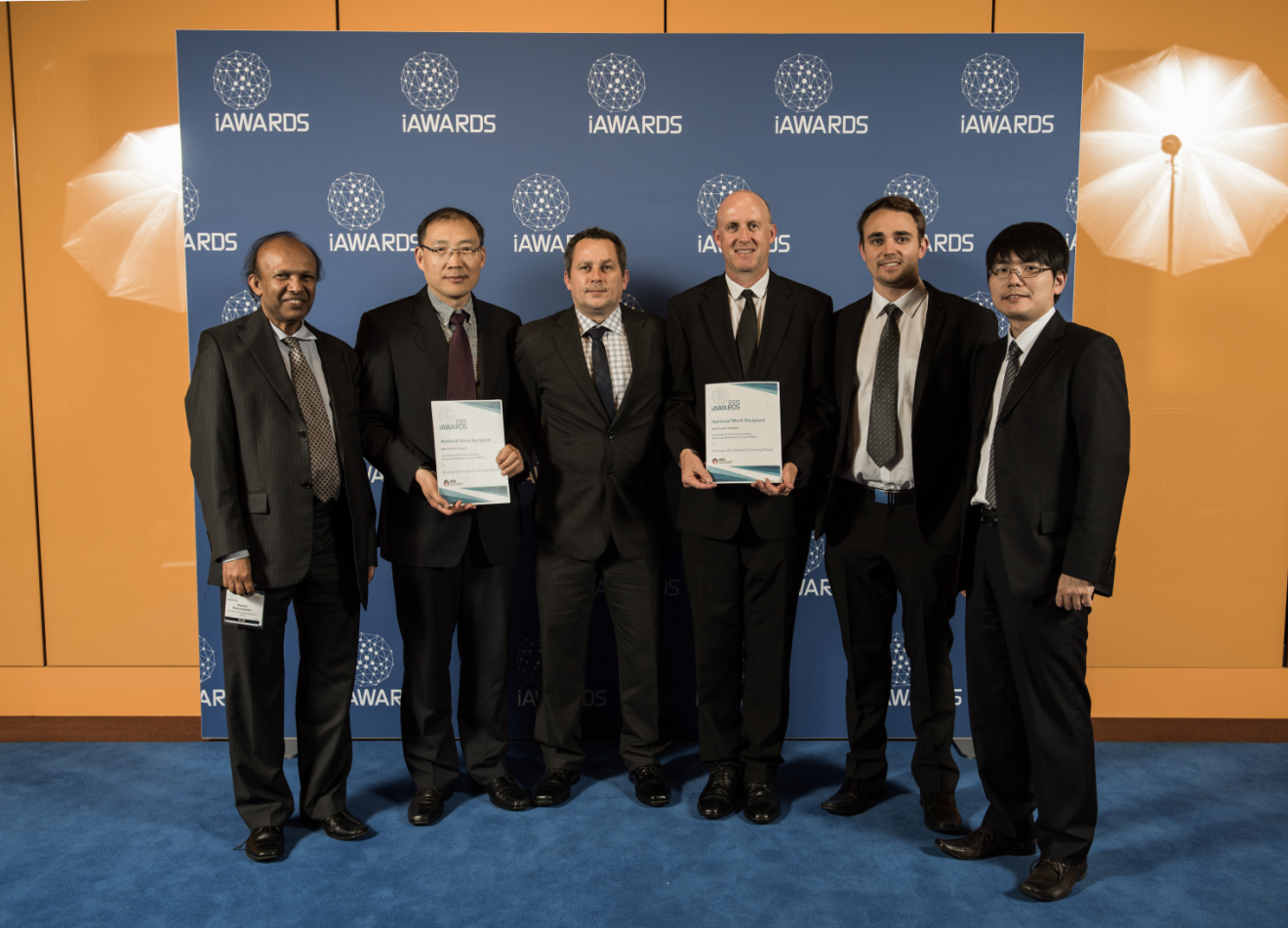 CAS-RMS Team at the 2015 National iAwards A photo of the CAS-RMS team at the 2015 National iAwards.