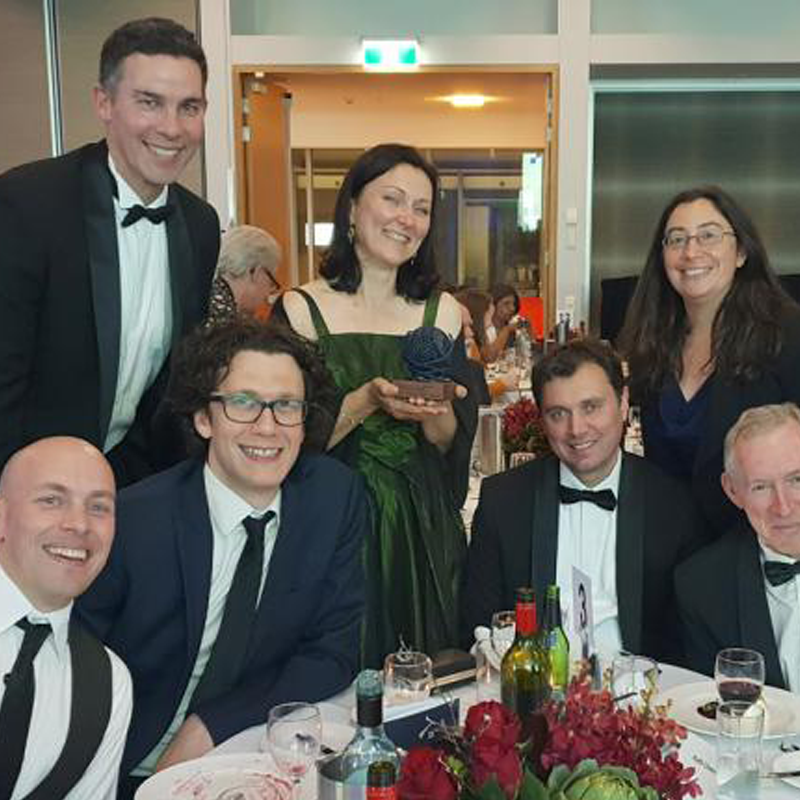 ISF staff and clients