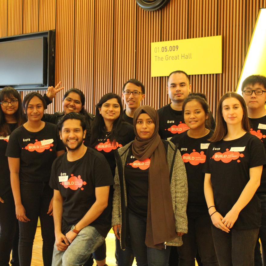 Group photo of BUILD members