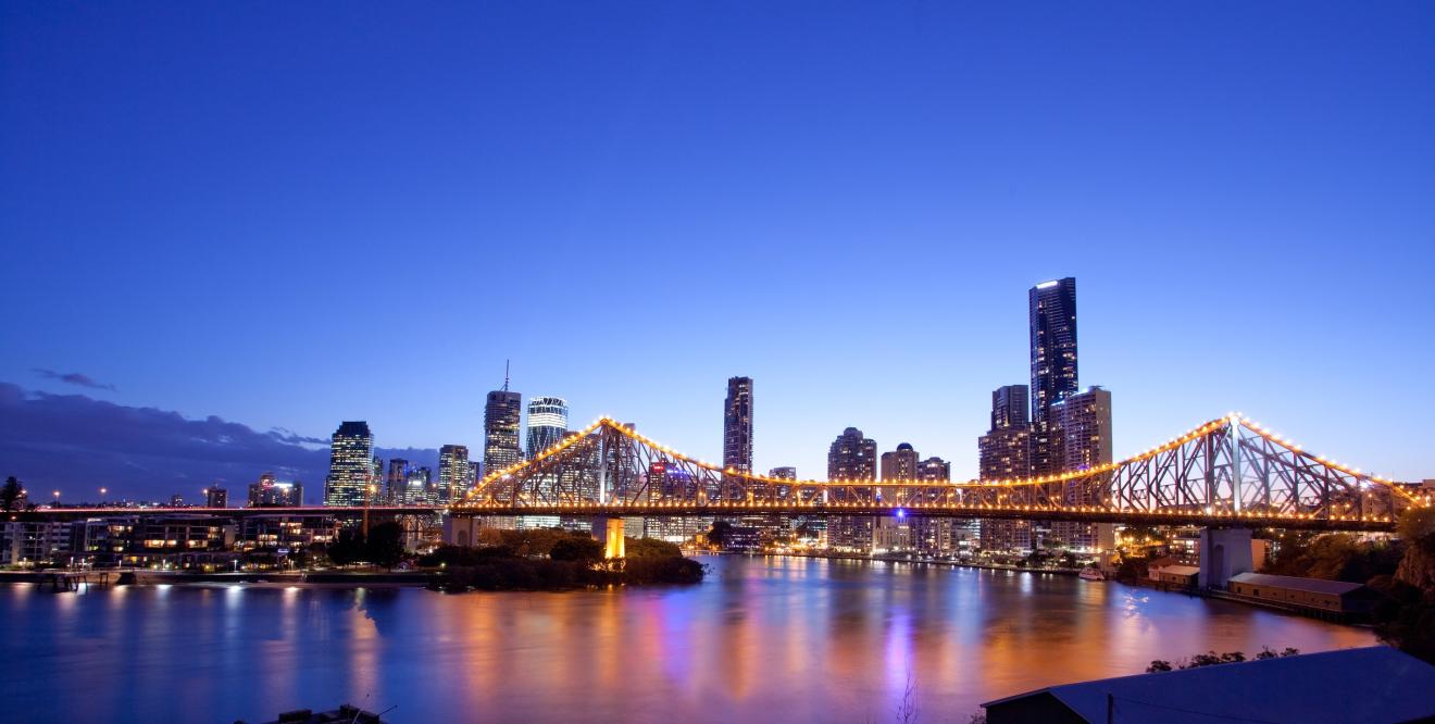 Brisbane City at Dusk