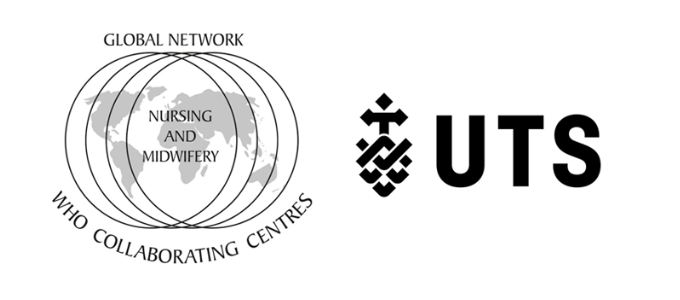 Global Network for WHO Collaborating Centres for Nursing and Midwifery logos