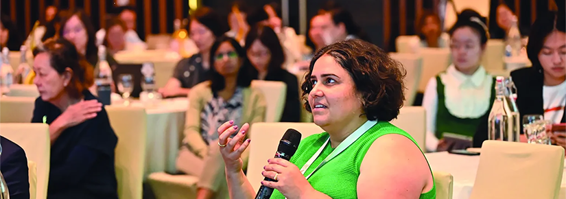 Professor Meera Agar at the 8th Singapore Palliative Care Conference. 
