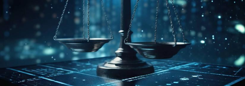 AI and law graphic
