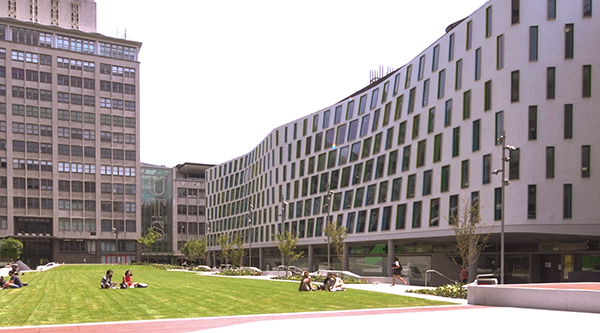 The new Science and Graduate School of Health Building.