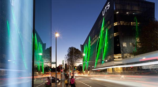 FEIT Building at night