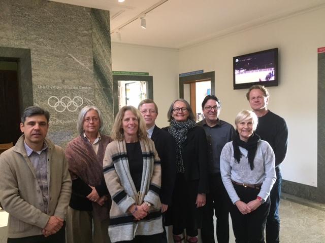 Image of the peer-reviewers nominated by the IOC including Professor Tracy Taylor