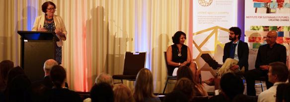 Panel discussion at Development Futures conference