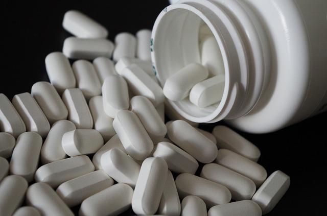 A bottle of pills 