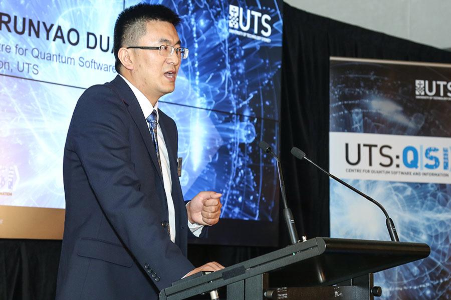 UTS:QSI director Runyao Duan. Photo: Nicole Janes
