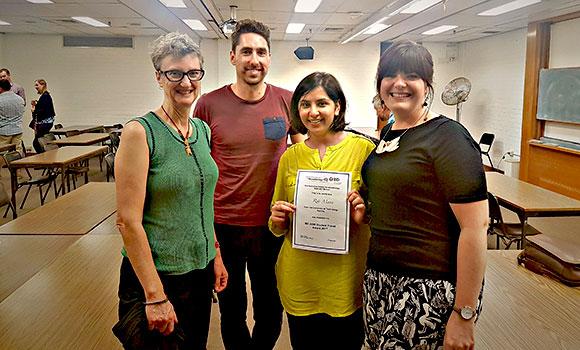 Prof Liz Harry, Dr Leigh Monahan, Ms Riti Mann and Dr Amy Bottomley