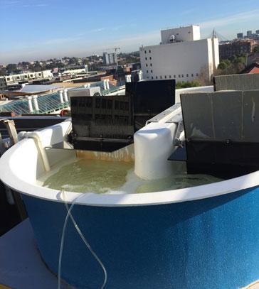 Tank on the roof top