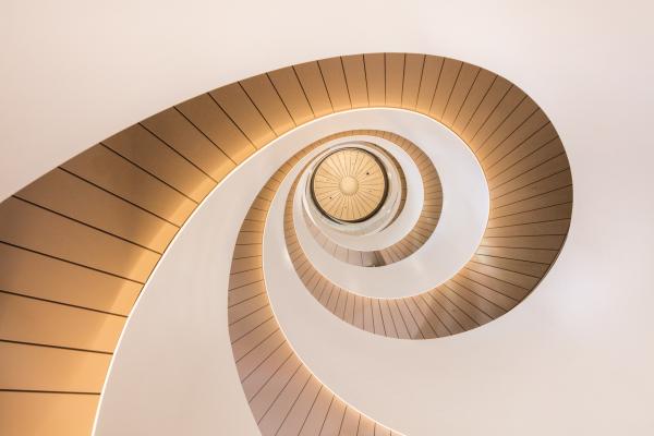 Spiral picture of stairs