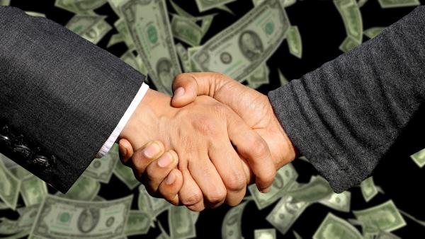money hands