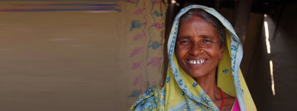 Woman smiling