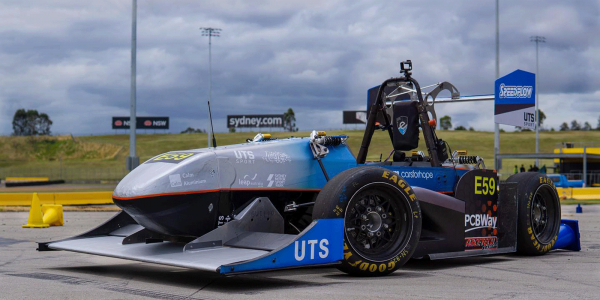 The UTSME:20 Bianca racing car