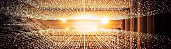 Streaming futuristic lights
