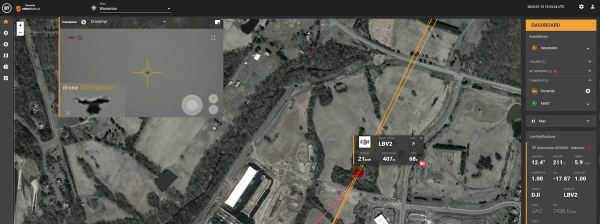 Photo of DroneShield dashboard