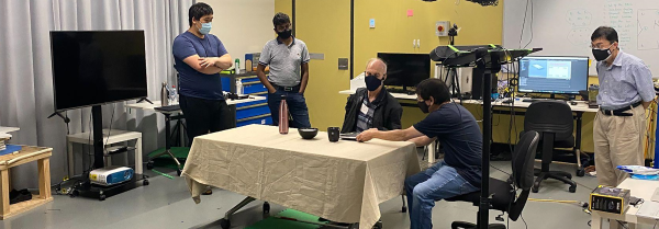 ARIA team in the lab