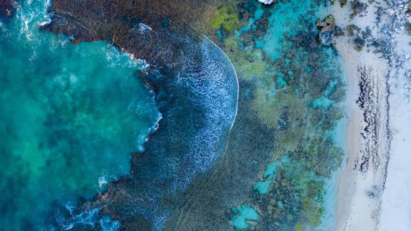Reef from above