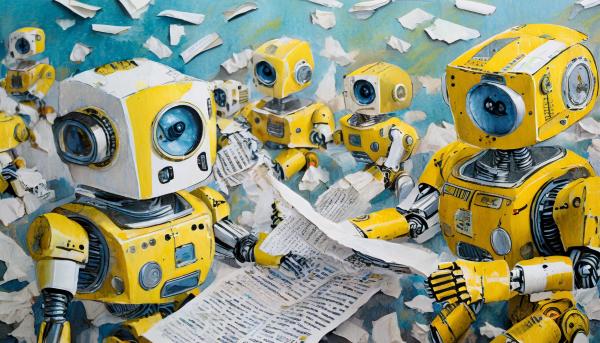 little bots and newspapers