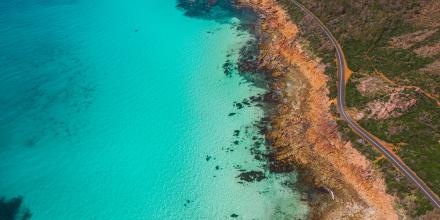 Ocean meets the land