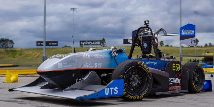 The UTSME:20 Bianca racing car