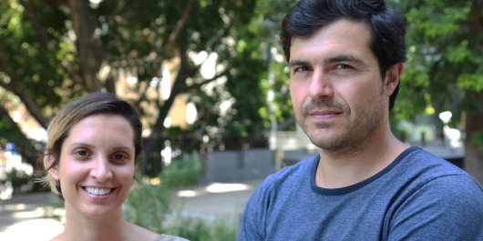 Two co-founders of Ruff Sleepers