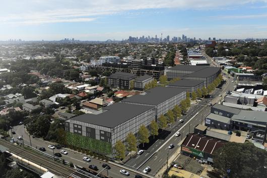 Site perspective of students' Taverners Green masterplan