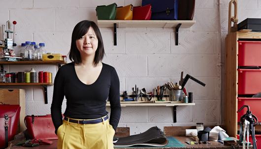 Candice Lau in her workshop