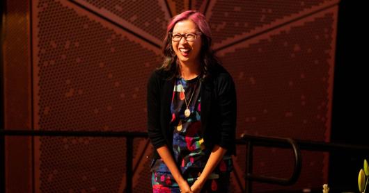 Dr Amanda White at the UTS Vice-Chancellors Teaching and Learning Awards