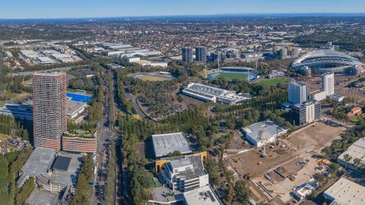 Sydney inner west aerial view. Adobe Stock