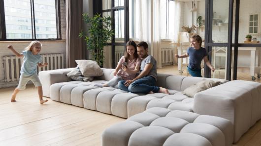 family in an apartment