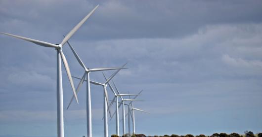 Wattle Point Wind Farm is a wind farm near Edithburgh on the Yorke Peninsula in South Australia, which has been operating since April 2005. When it was officially opened in June of that year it was Australia's largest wind farm at 91 megawatts.