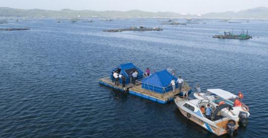 Water monitoring station in Vietnam