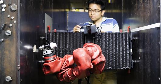 Photo of an infrastructure robot