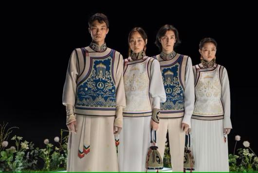 Mongolia’s uniform from Michel&Amazonka.