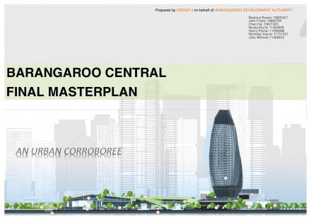 DAB Student Project: Masterplanning for the Sydney Region, by Gabriela Quintana Vigiola