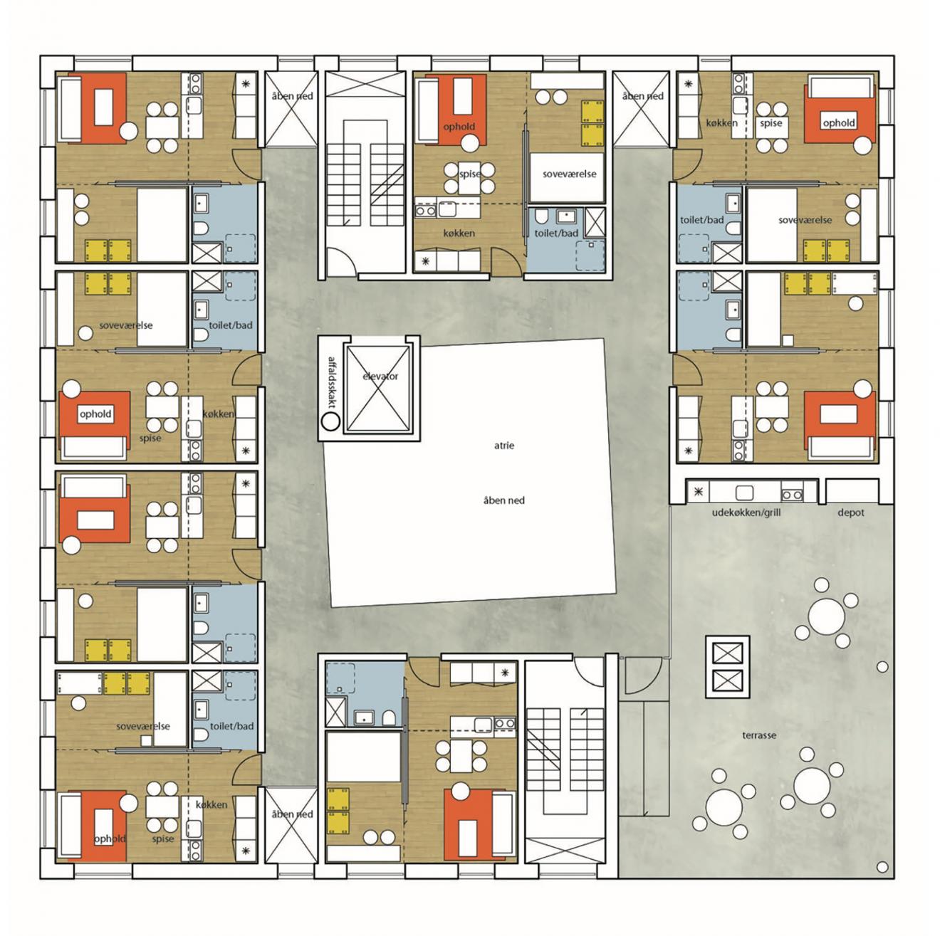 DAB Staff Project: Aarhus Student Housing, by Gerard Reinmuth, Scott Balmforth, Richard Blythe & Cubo Arkitekter