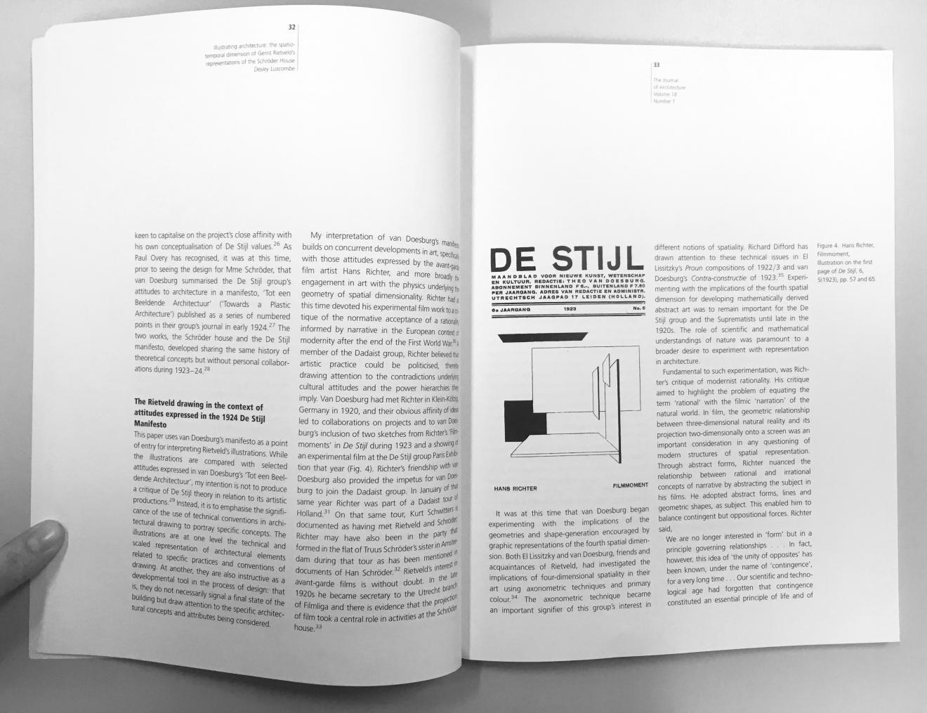 DAB Staff Project: Illustrating architecture: the spatio-temporal dimension of Gerrit Rietveld’s representations of the Schröder House, by Desley Luscombe