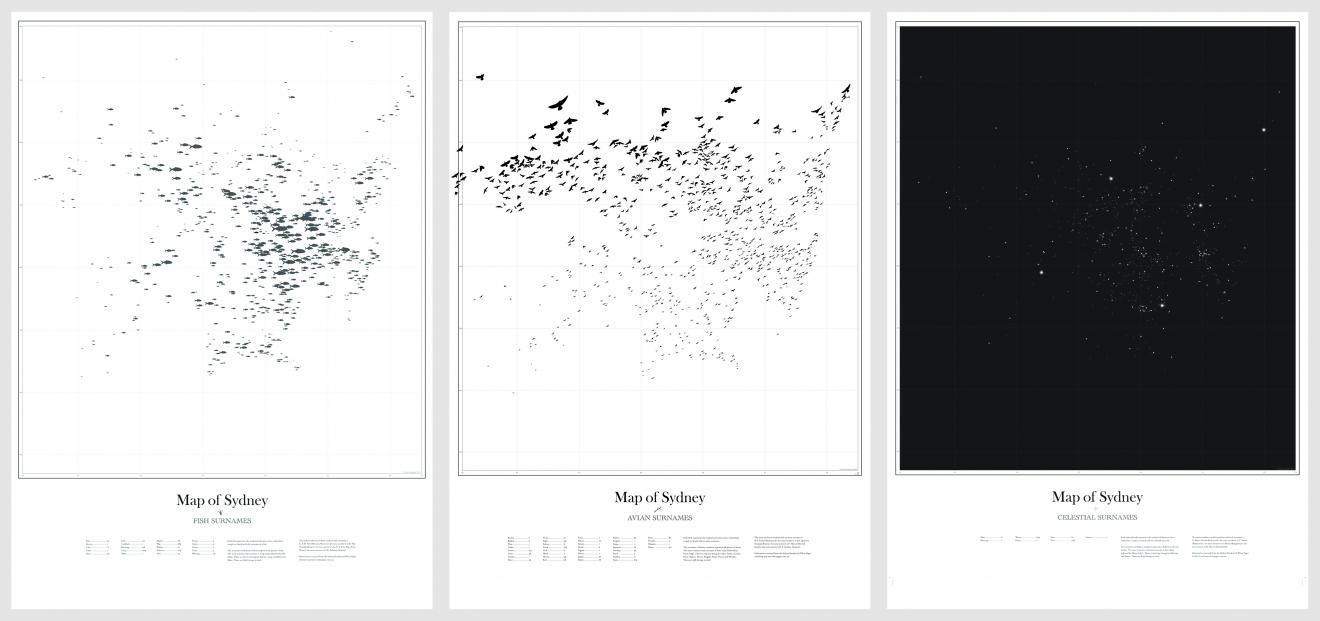 DAB Staff Project: Maps of Sydney: Experimental Cartography, by Kate Sweetapple