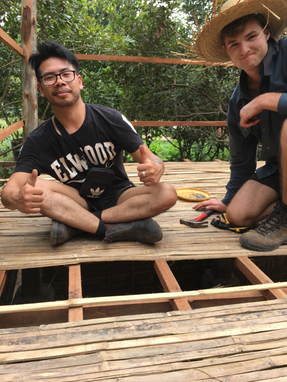 DAB Student project, Building houses for underprivileged families in Cambodia