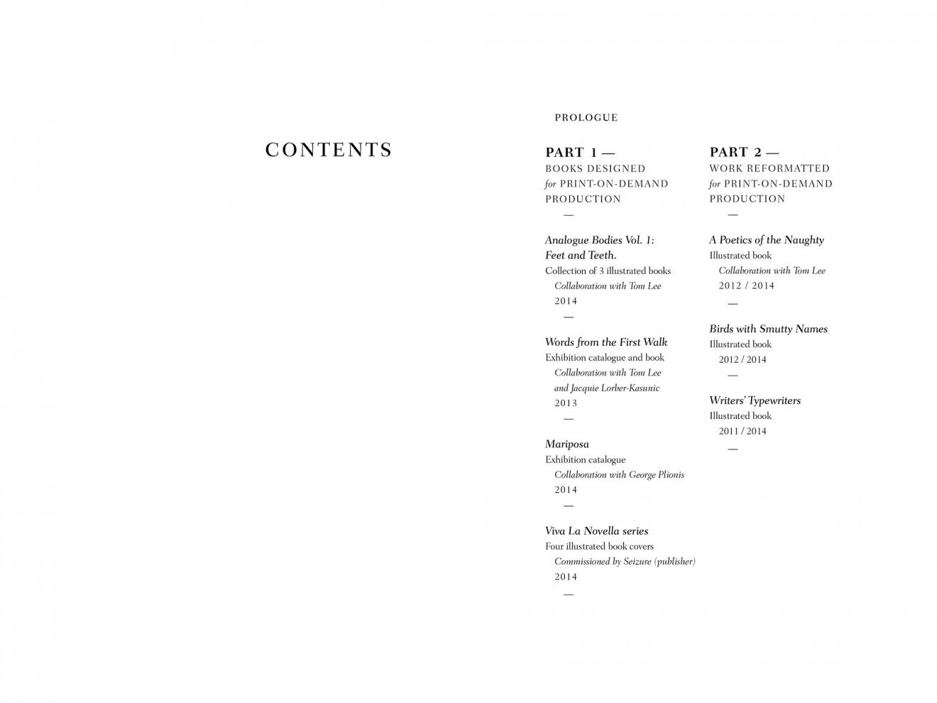 DAB Staff Project, Books On Demand 