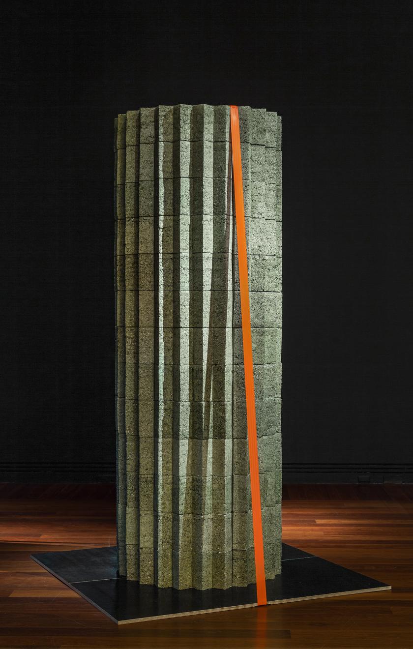 Biomasonry composite : vertical column