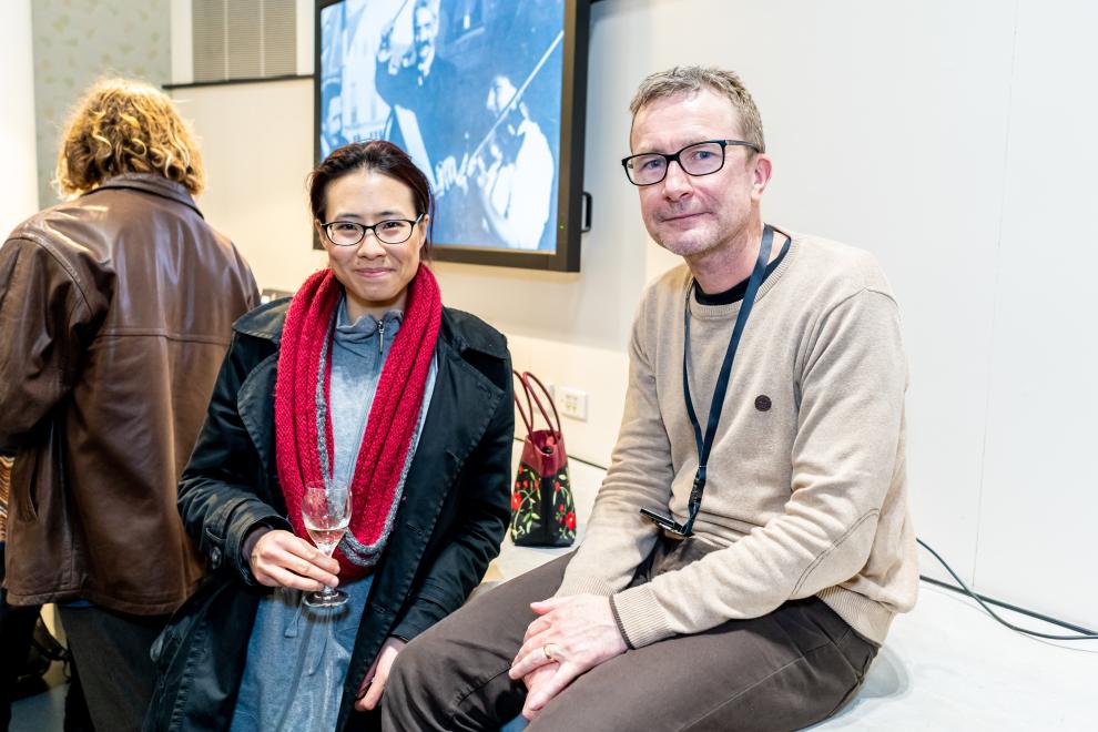 Attendees pictured after the performance at Vicki Sara Building UTS