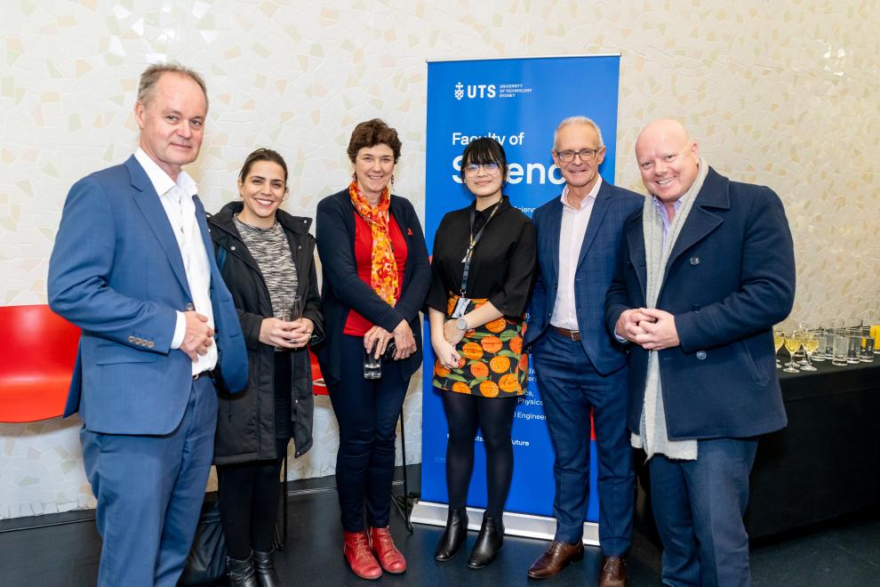 Attendees pictured after the performance at Vicki Sara Building UTS