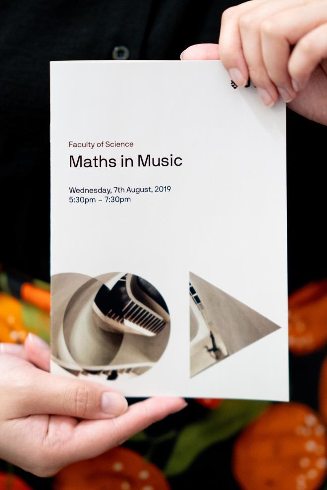 Maths in Music brochure image