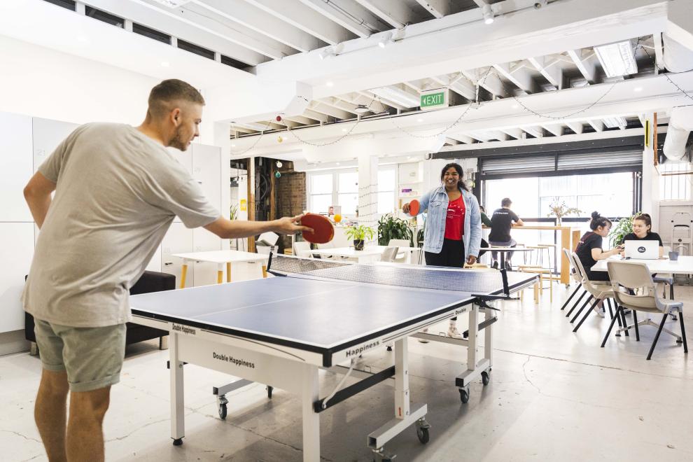 B16 basement table tennis