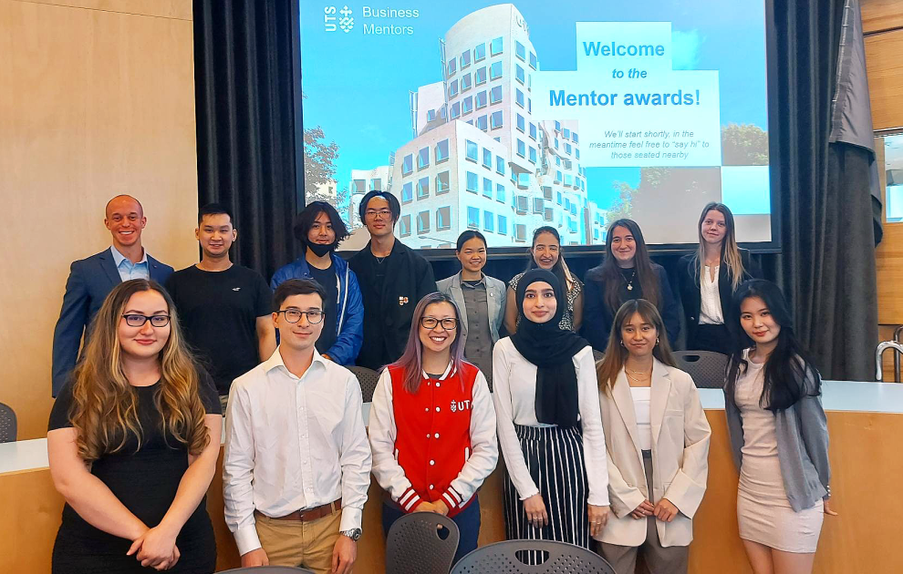 Business mentors attending the UTS Business mentor awards