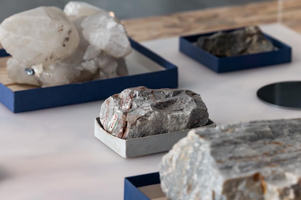 Various mineral samples