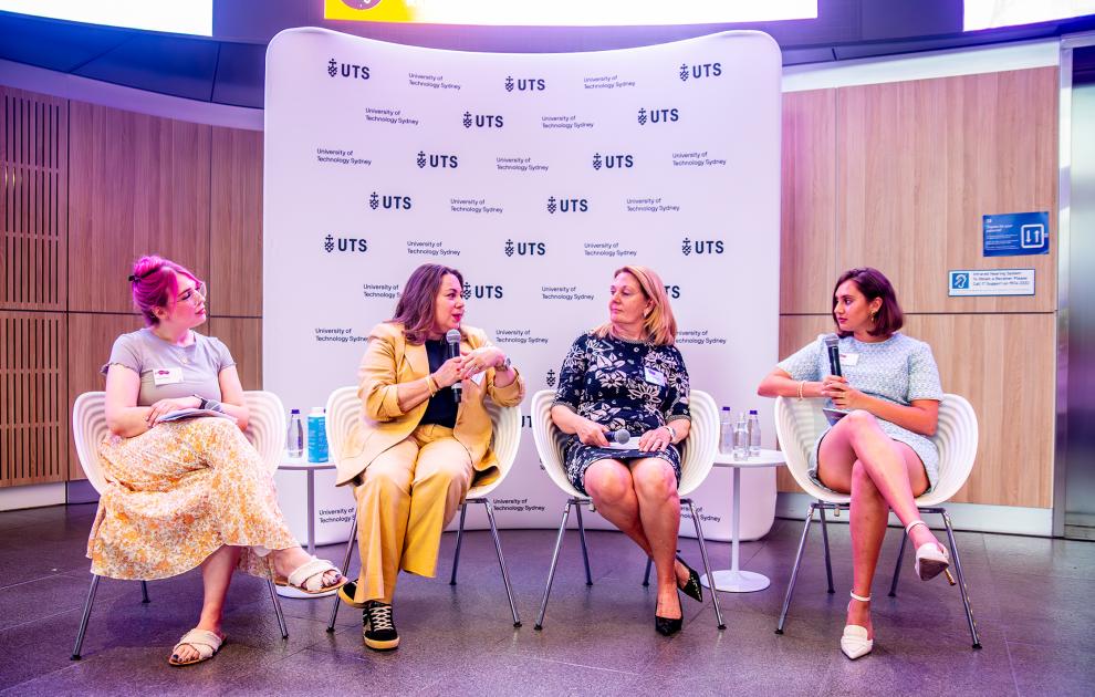 Uncensored panellists Sonia Pichler, Paulina Moncrieff, Debra Anderson and moderator Jaya Dadwal